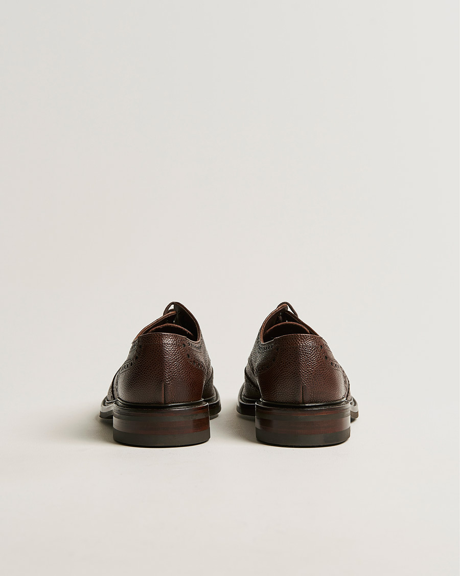 Uomini | Brogues | Loake 1880 | Badminton Brogue Dark Brown Grain