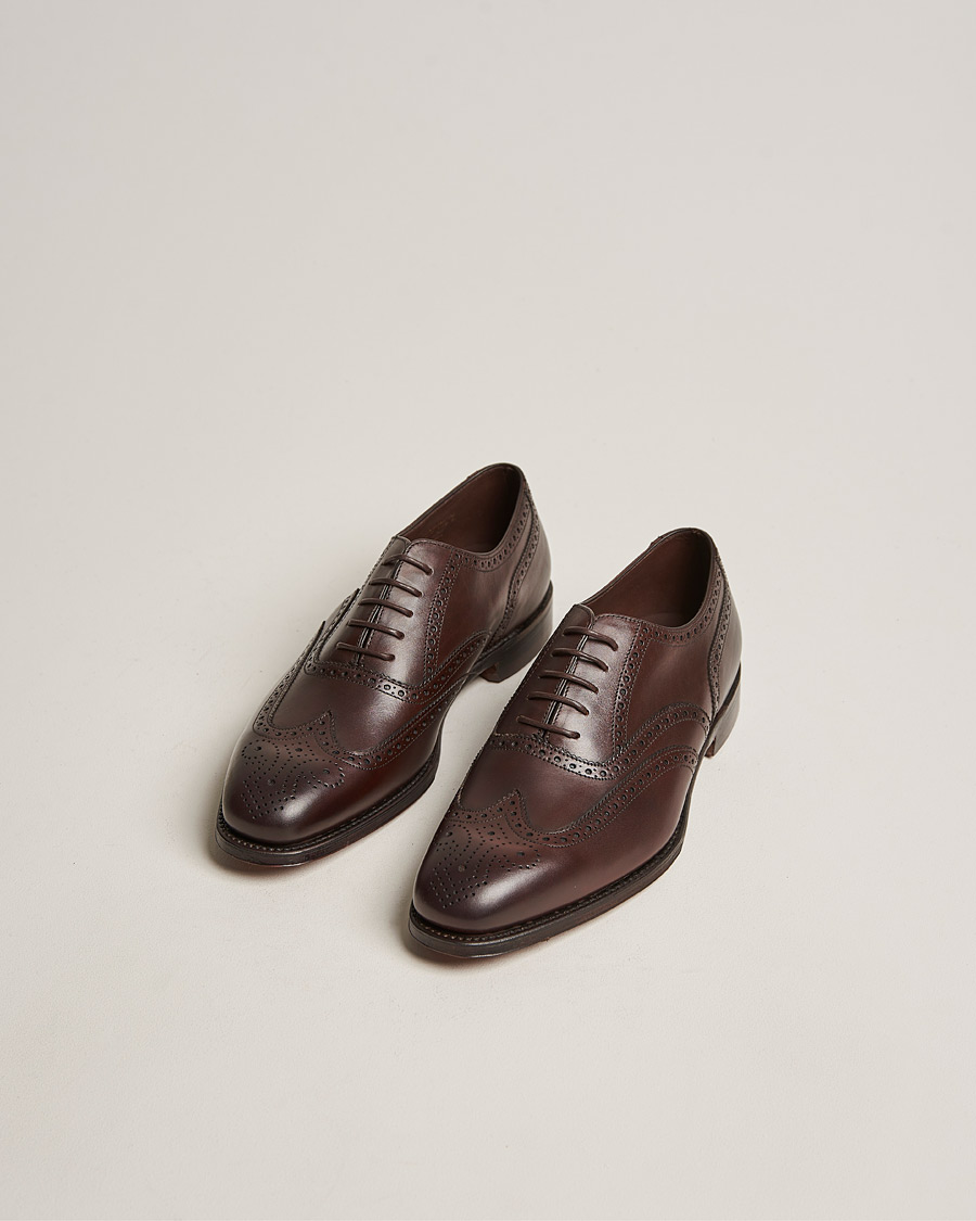 Uomini | Loake 1880 Buckingham Brogue Dark Brown Calf | Loake 1880 | Buckingham Brogue Dark Brown Calf