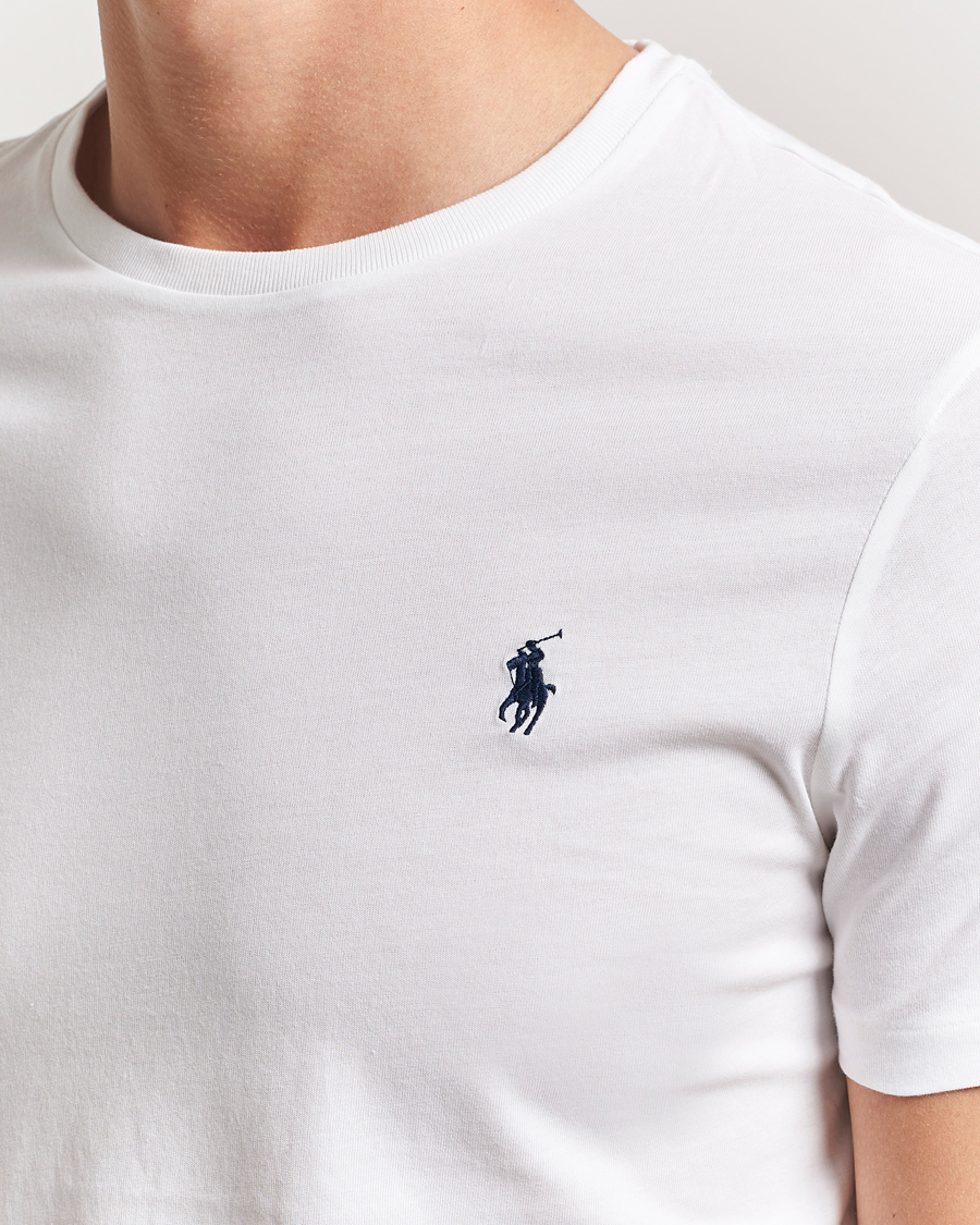 Uomini | T-shirt | Polo Ralph Lauren | Custom Slim Fit Tee White