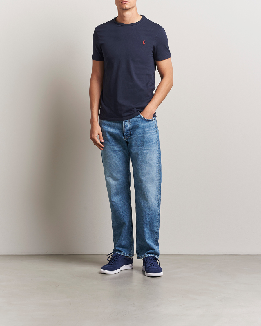 Uomini | T-shirt | Polo Ralph Lauren | Custom Slim Fit Tee Ink