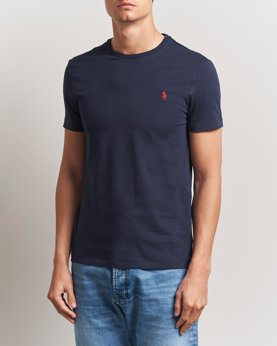 Uomini | T-shirt | Polo Ralph Lauren | Custom Slim Fit Tee Ink