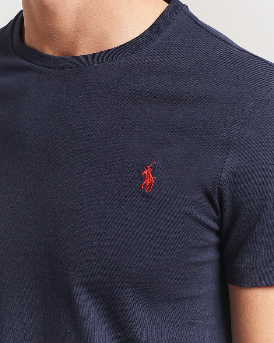 Uomini | T-shirt | Polo Ralph Lauren | Custom Slim Fit Tee Ink
