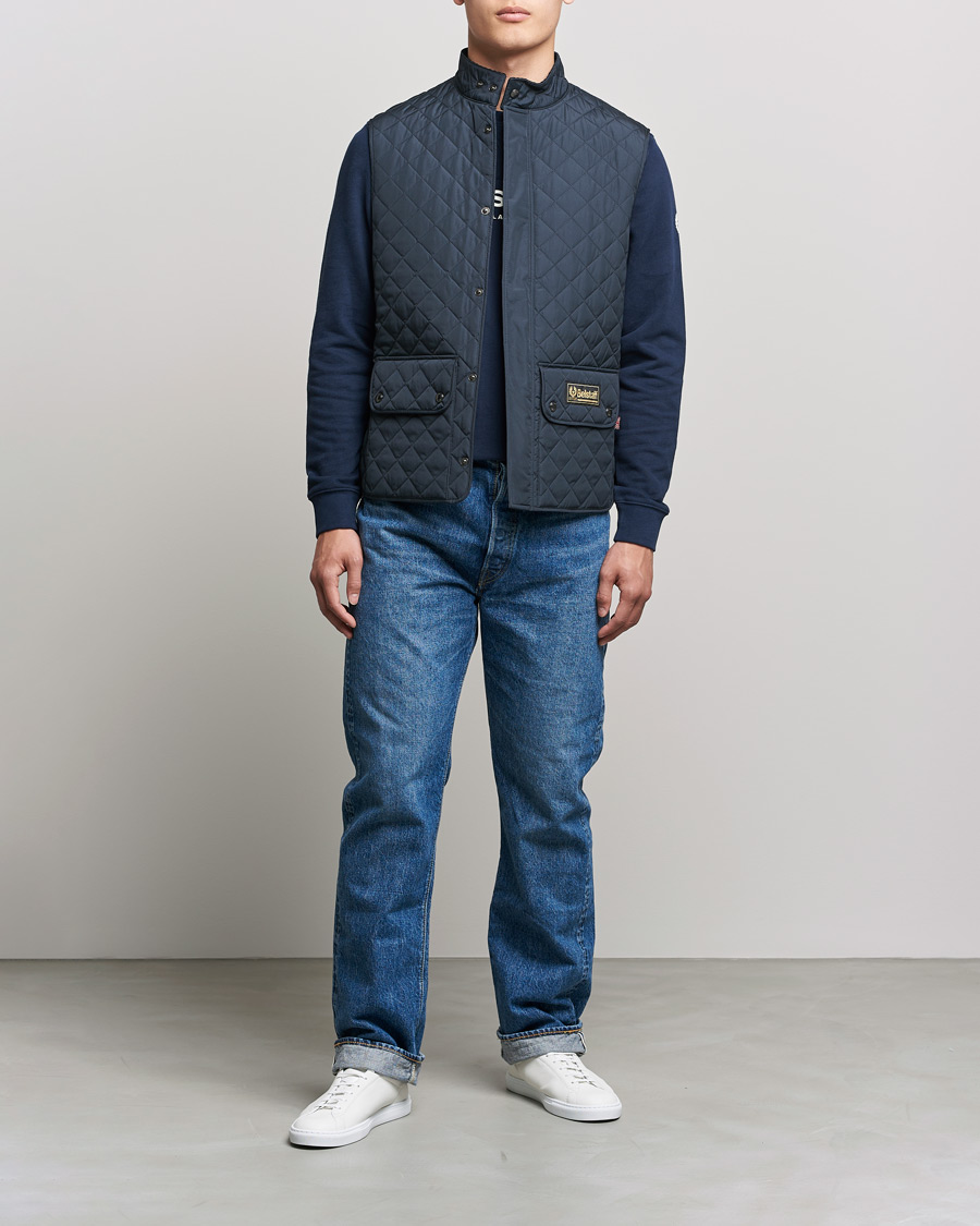 Uomini | Giacche | Belstaff | Waistcoat Quilted Navy