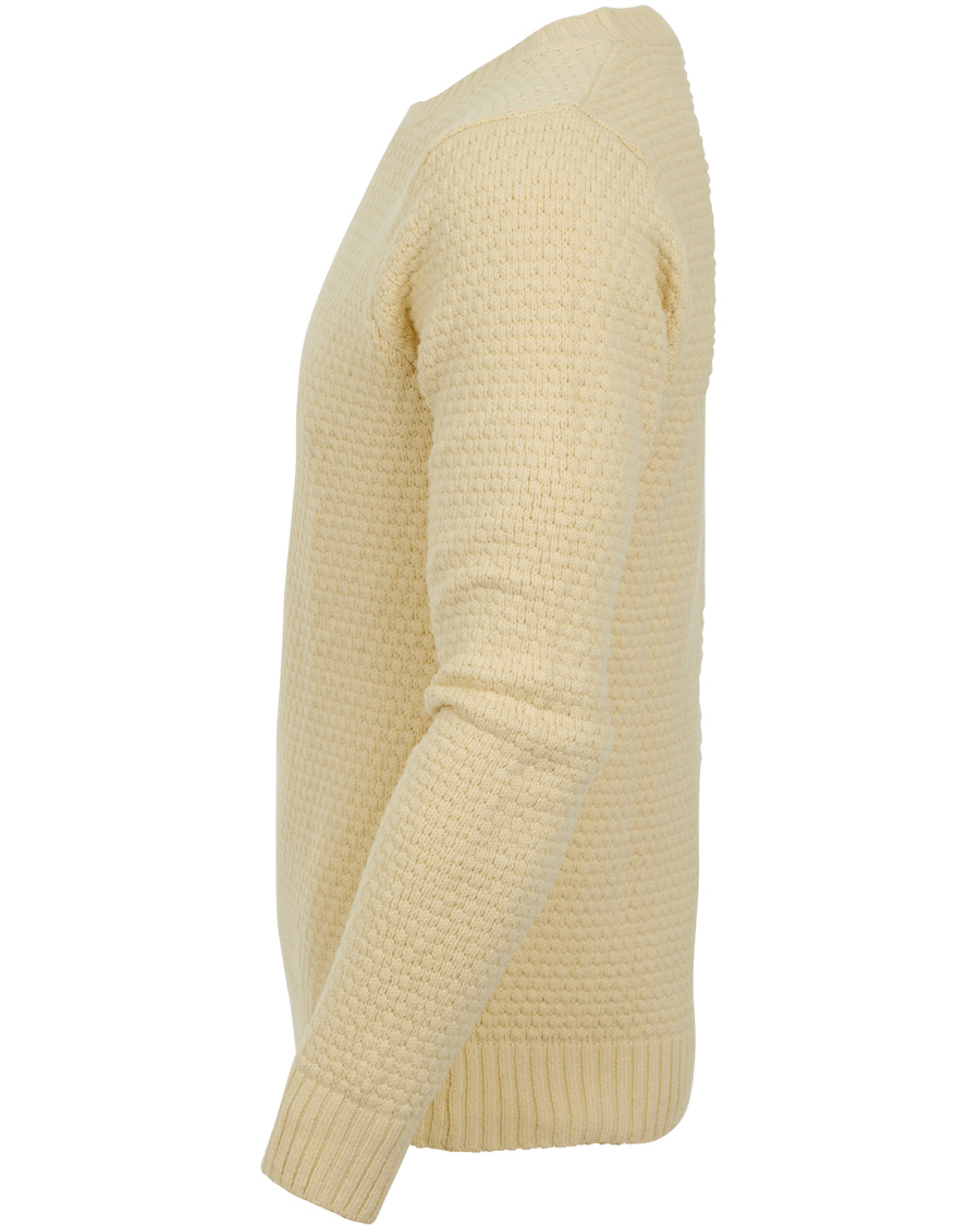 Uomini | Maglieria | GANT Rugger | The Tuck Knit Sweater Cream