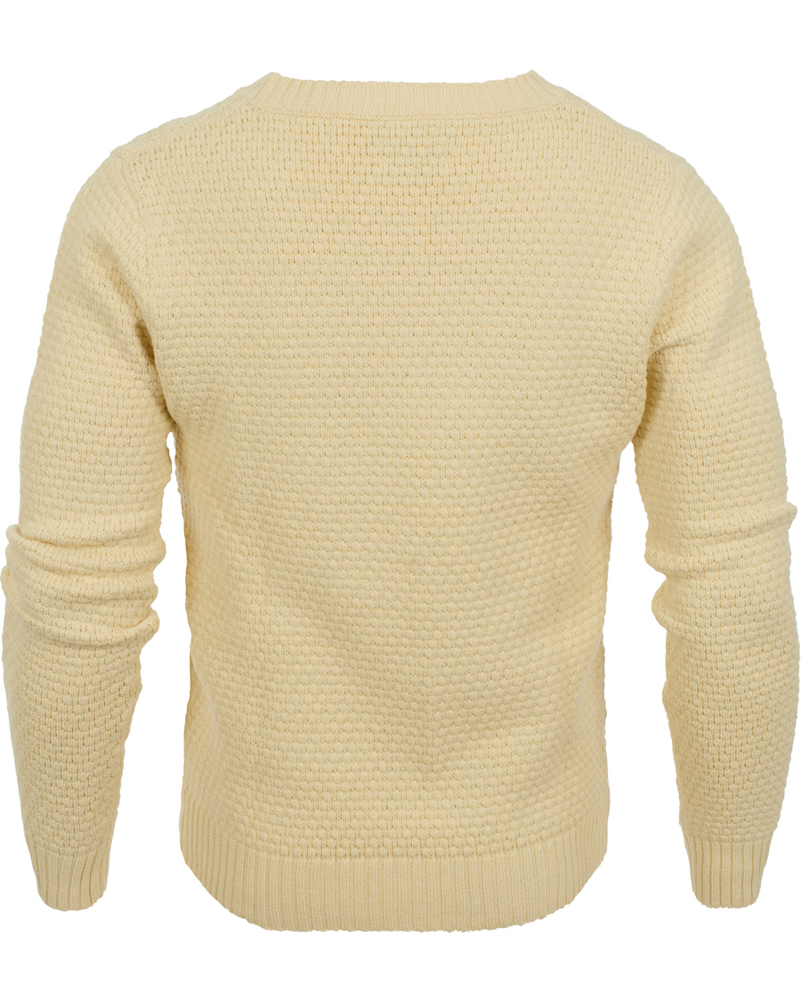 Uomini | Maglieria | GANT Rugger | The Tuck Knit Sweater Cream