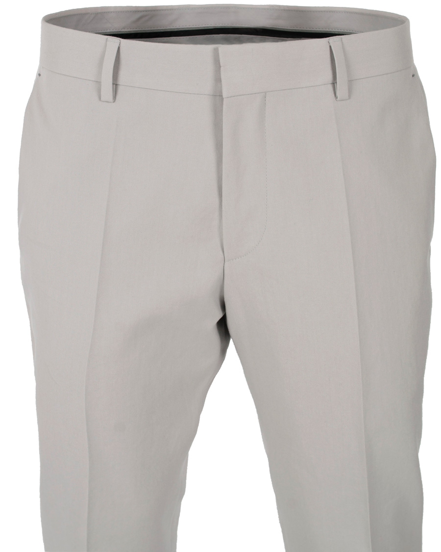 Uomini | Pantaloni | BOSS BLACK | BOSS Genesis 2 Cotton Stretch Trouser Silver