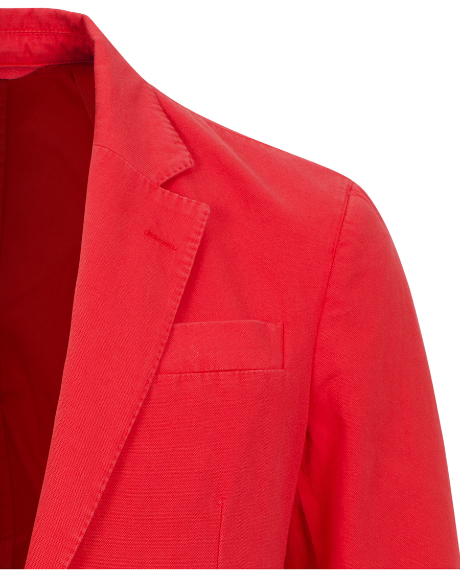 Uomini | Blazers | Hackett | Garment Dye Jacket Red