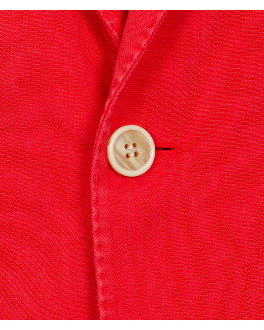 Uomini | Blazers | Hackett | Garment Dye Jacket Red