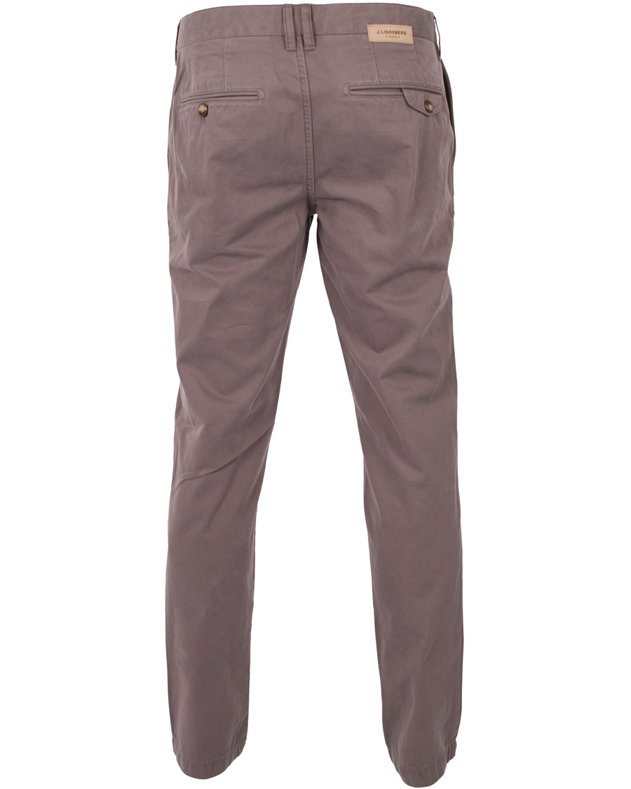 Uomini | Pantaloni | J.Lindeberg | Chaze Season Cotton Chinos Mud