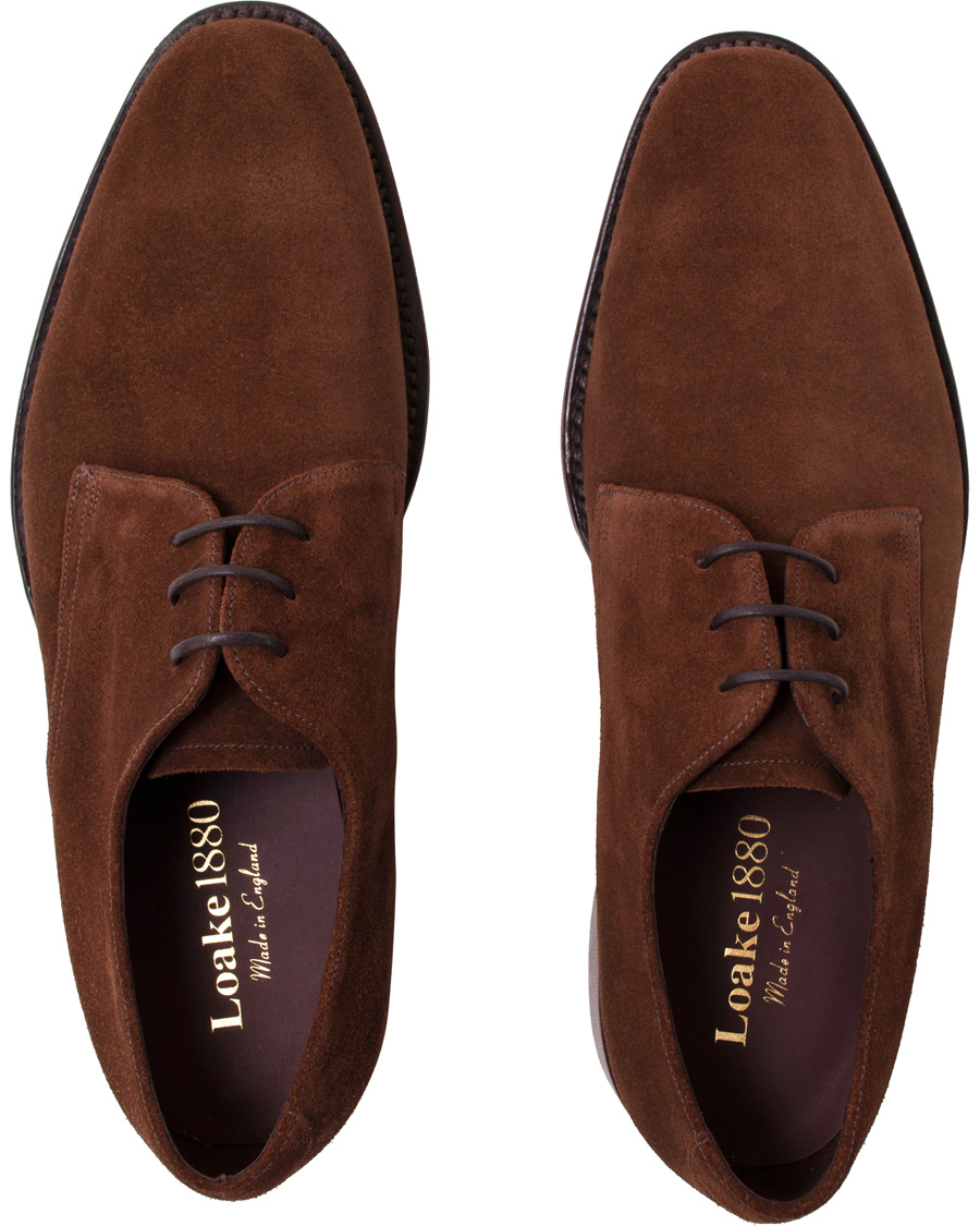Uomini | Loake 1880 Downing Derby Brown Suede | Loake 1880 | Downing Derby Brown Suede