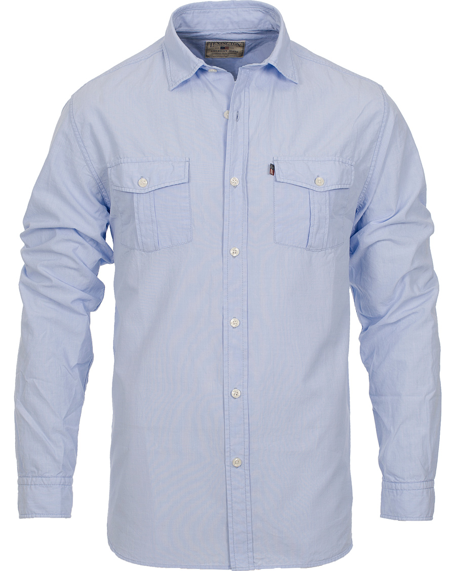 Uomini | Camicie | Lexington | Kirk Chambray Shirt Light Blue