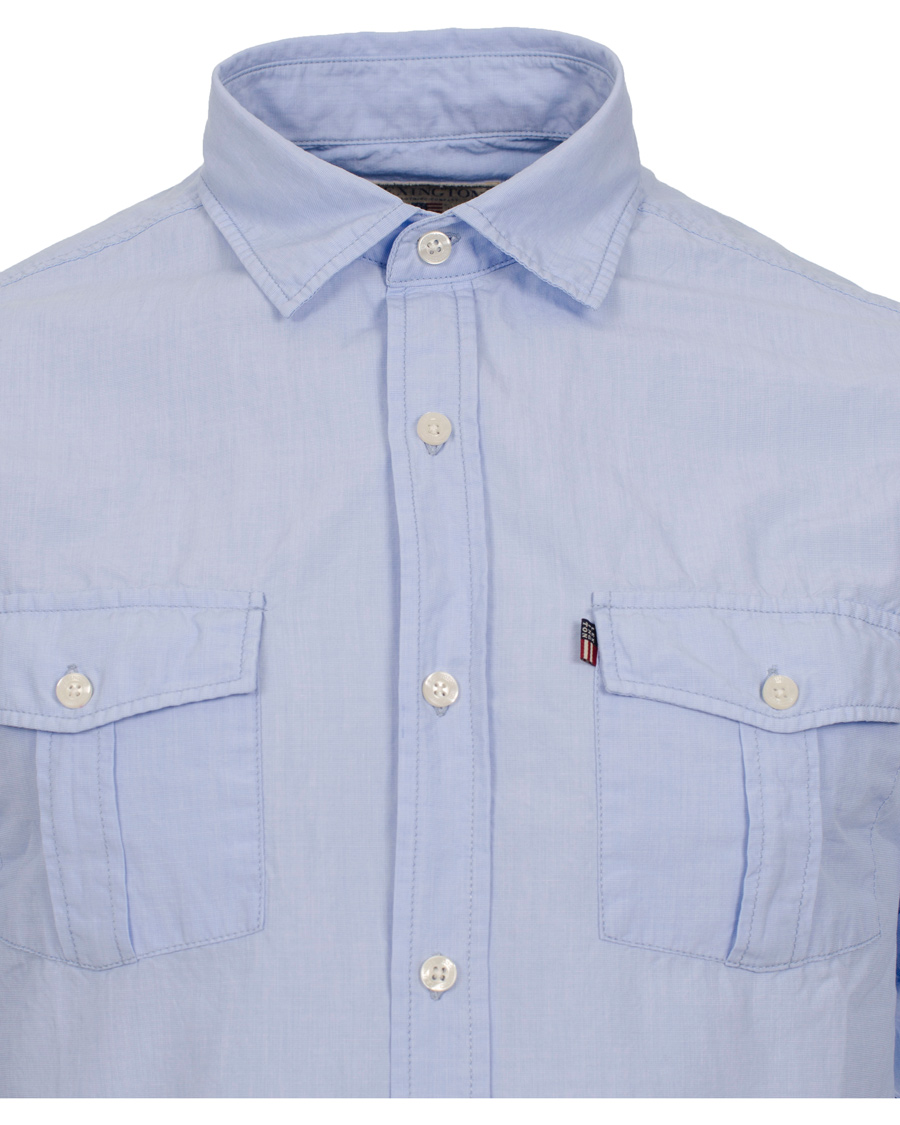 Uomini | Camicie | Lexington | Kirk Chambray Shirt Light Blue