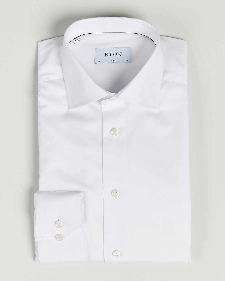 Uomini | Camicie | Eton | Slim Fit Shirt White