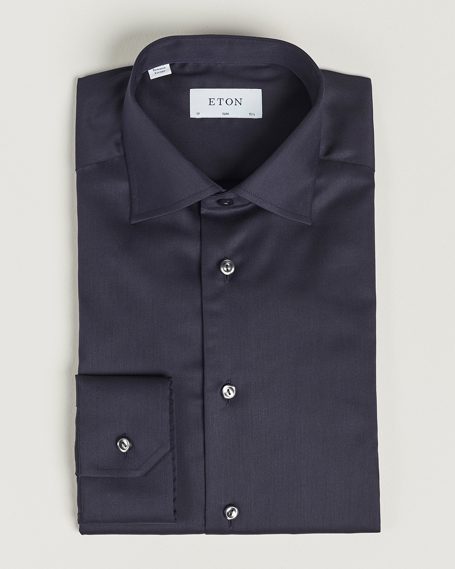 Uomini | Camicie | Eton | Slim Fit Shirt Navy
