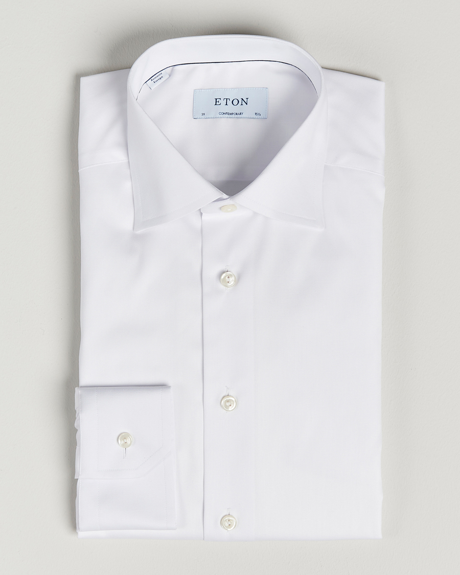 Uomini | Camicie | Eton | Contemporary Fit Shirt White