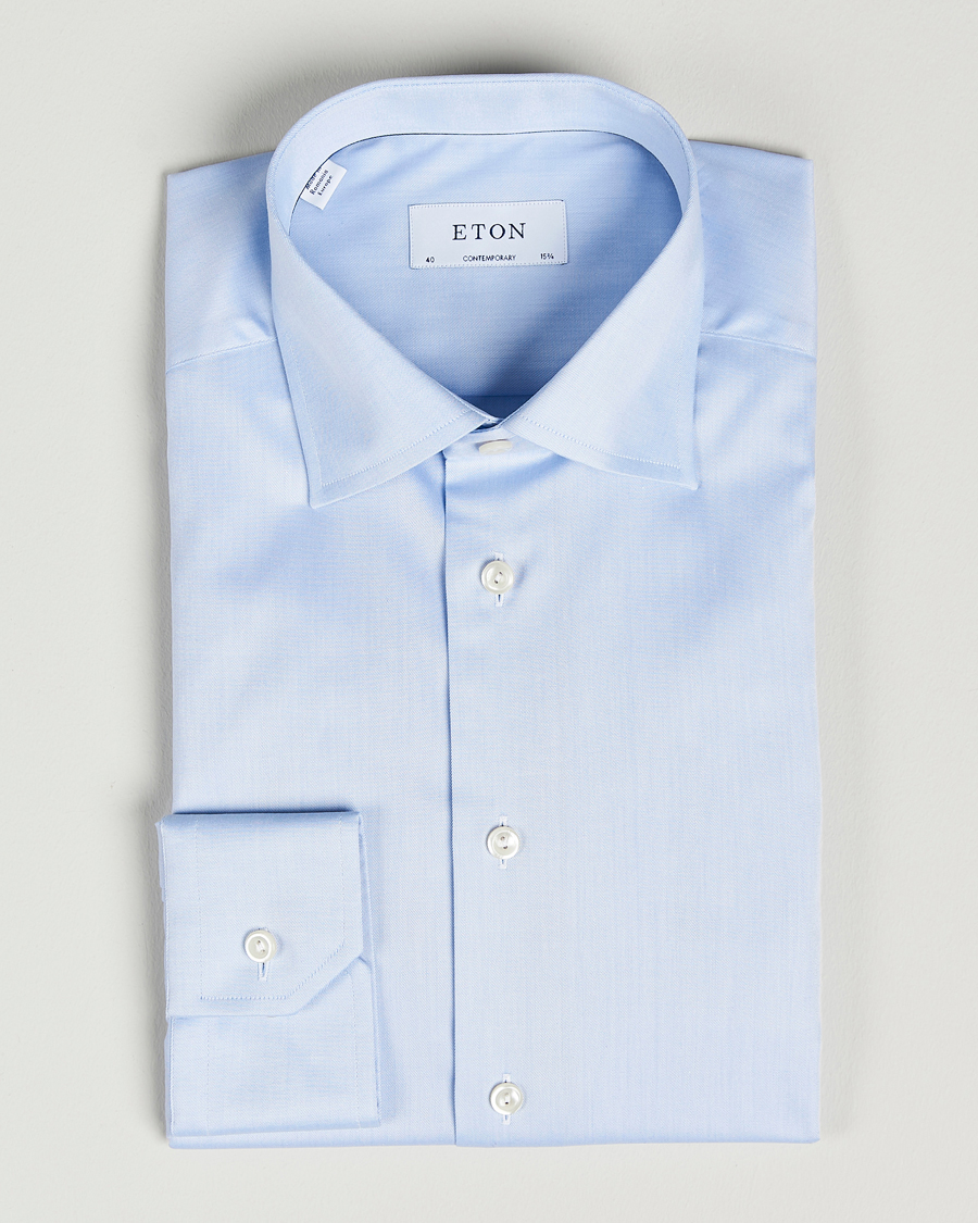 Uomini | Camicie | Eton | Contemporary Fit Shirt Blue