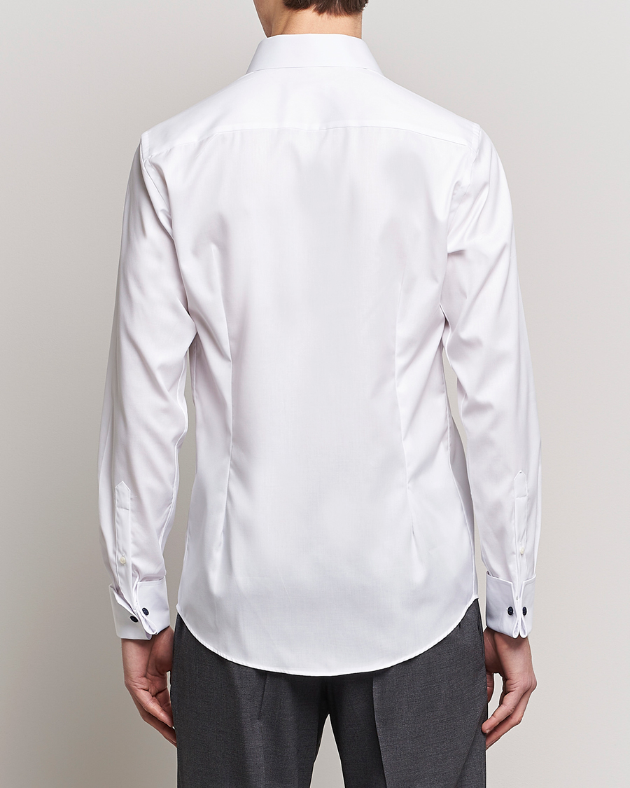 Uomini | Camicie | Eton | Slim Fit Shirt Double Cuff White