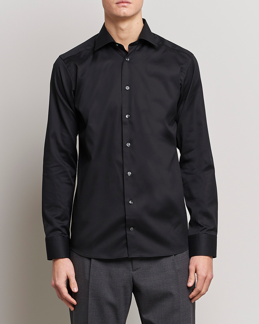 Uomini | Camicie | Eton | Slim Fit Shirt Black