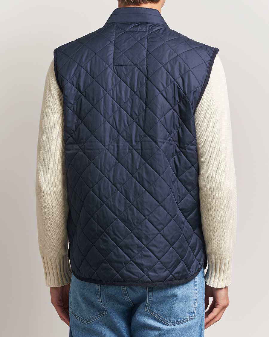 Uomini | Gilet | Morris | Trenton Quilted Vest Old Blue