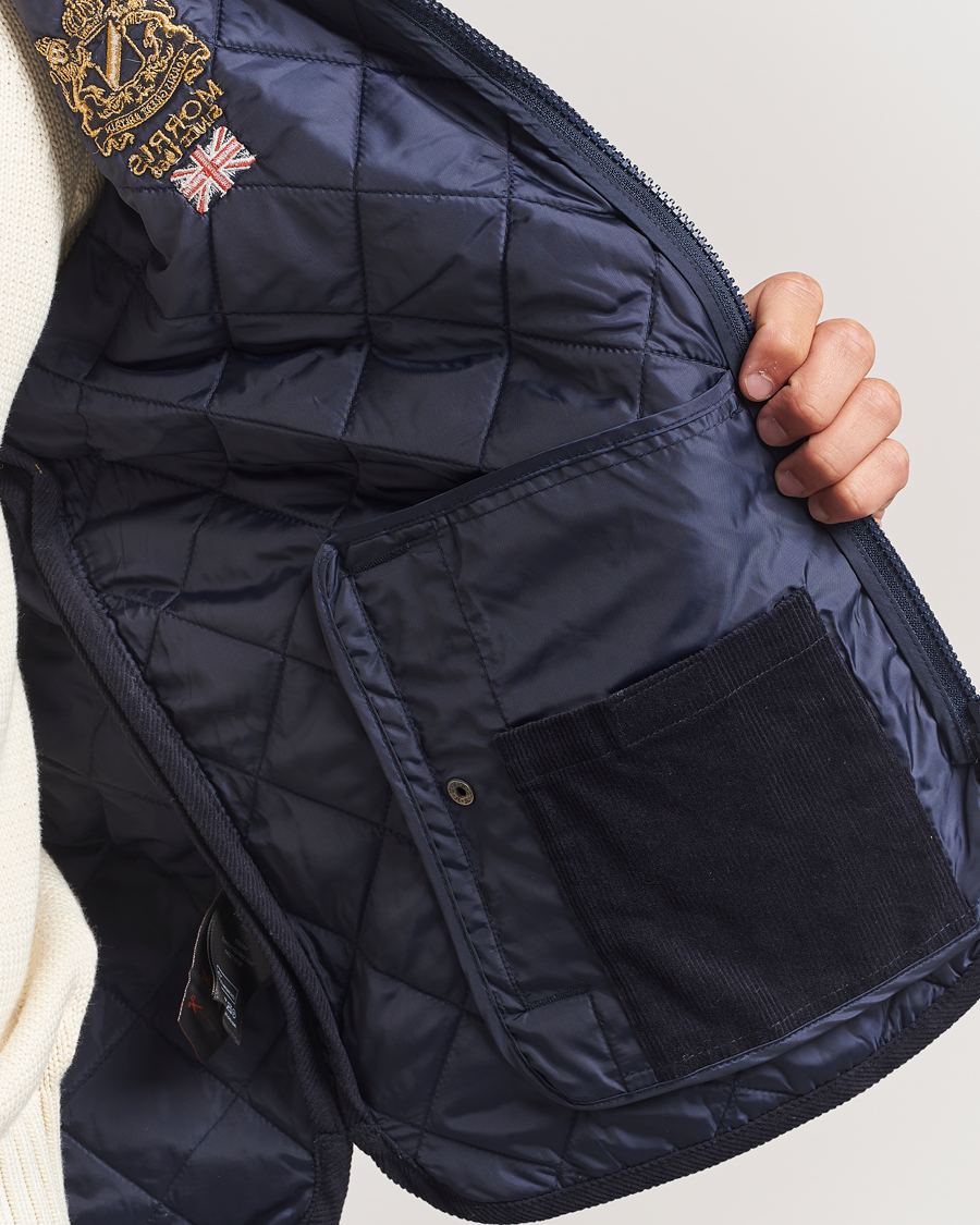 Uomini | Gilet | Morris | Trenton Quilted Vest Old Blue
