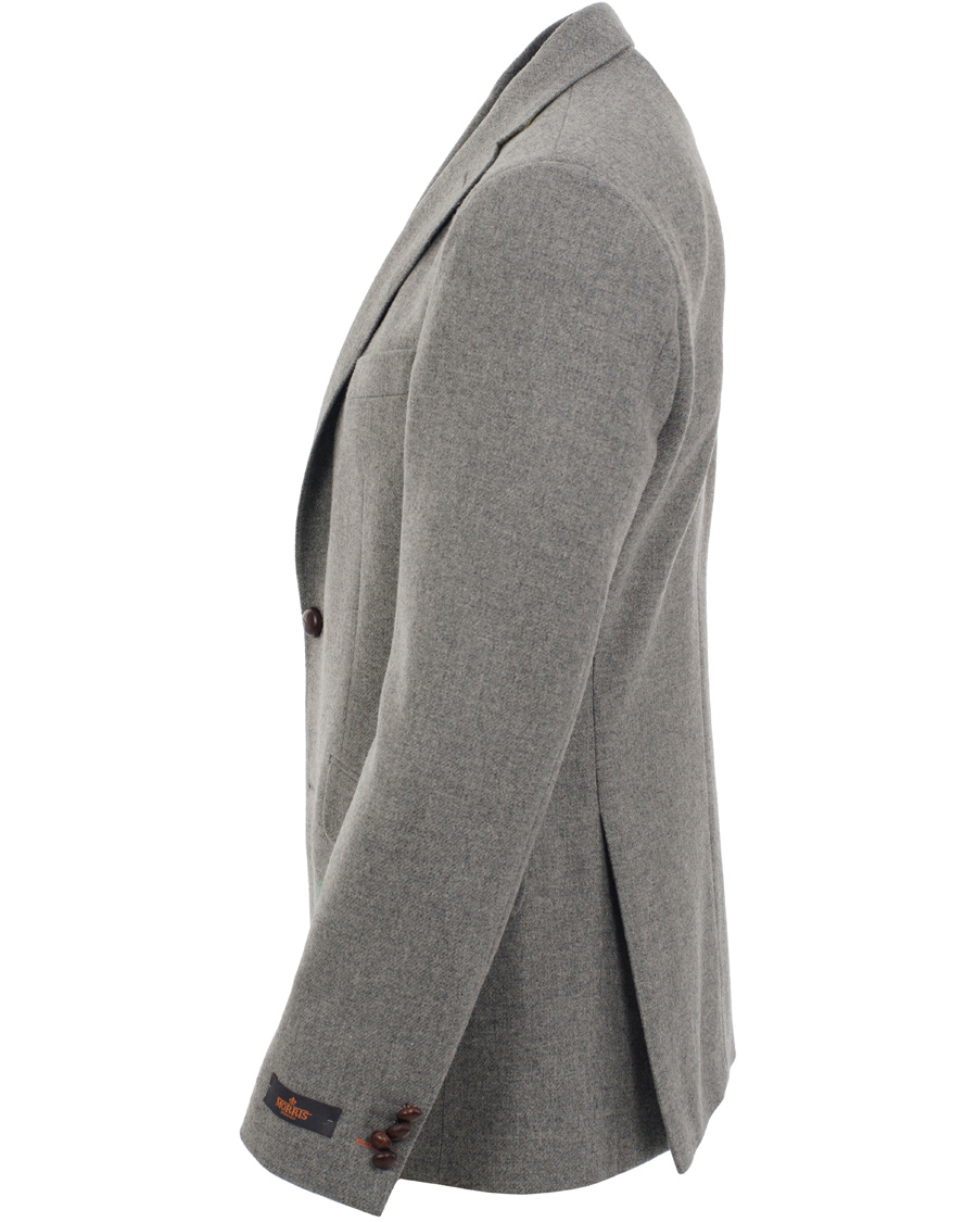 Uomini | Blazers | Morris | Brian Shetland Wool Diagonal Blazer Grey