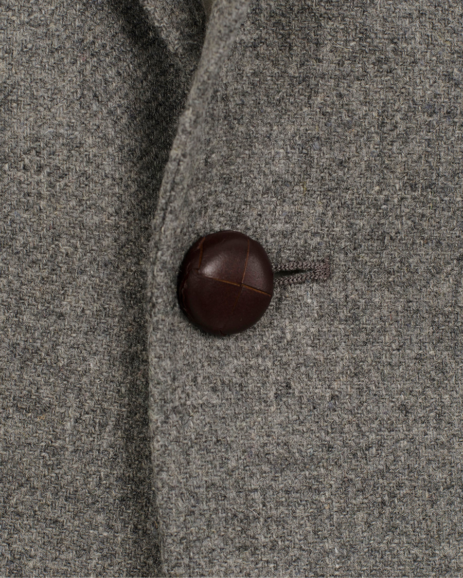 Uomini | Blazers | Morris | Brian Shetland Wool Diagonal Blazer Grey