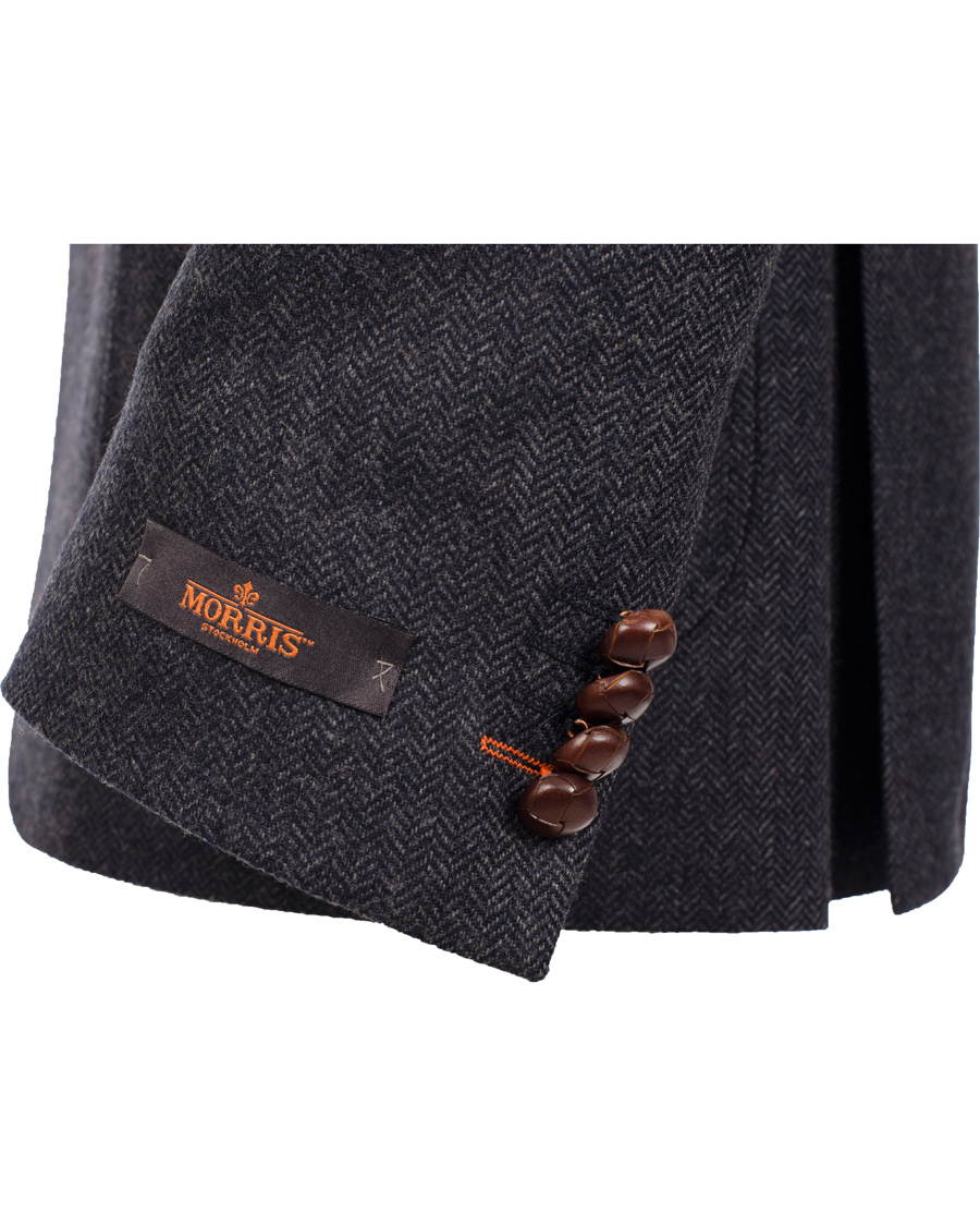 Uomini | Blazers | Morris | Rodney Herringbone Blazer Navy