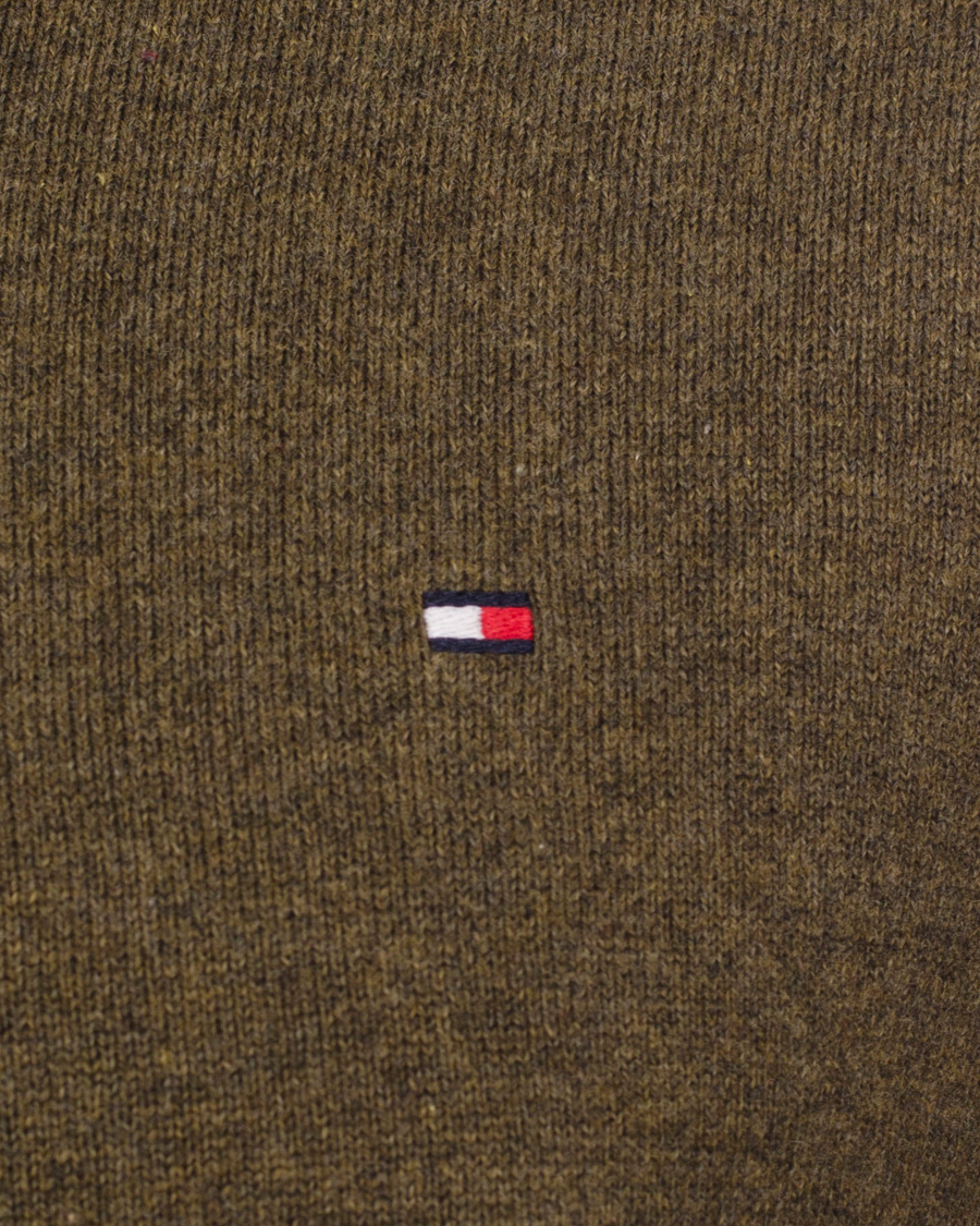 Uomini | Maglieria | Tommy Hilfiger | Pima Cotton Cashmere V-neck Pullover Beech Green