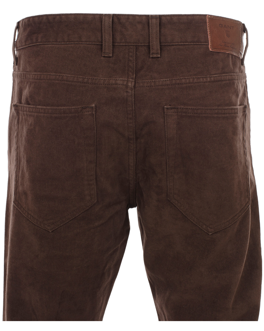 Uomini | Jeans | GANT | Soft Twill Tyler Jean Brown