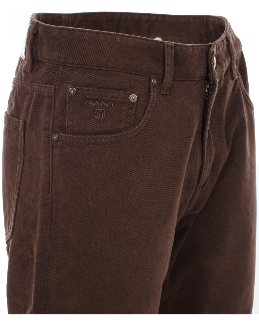 Uomini | Jeans | GANT | Soft Twill Tyler Jean Brown