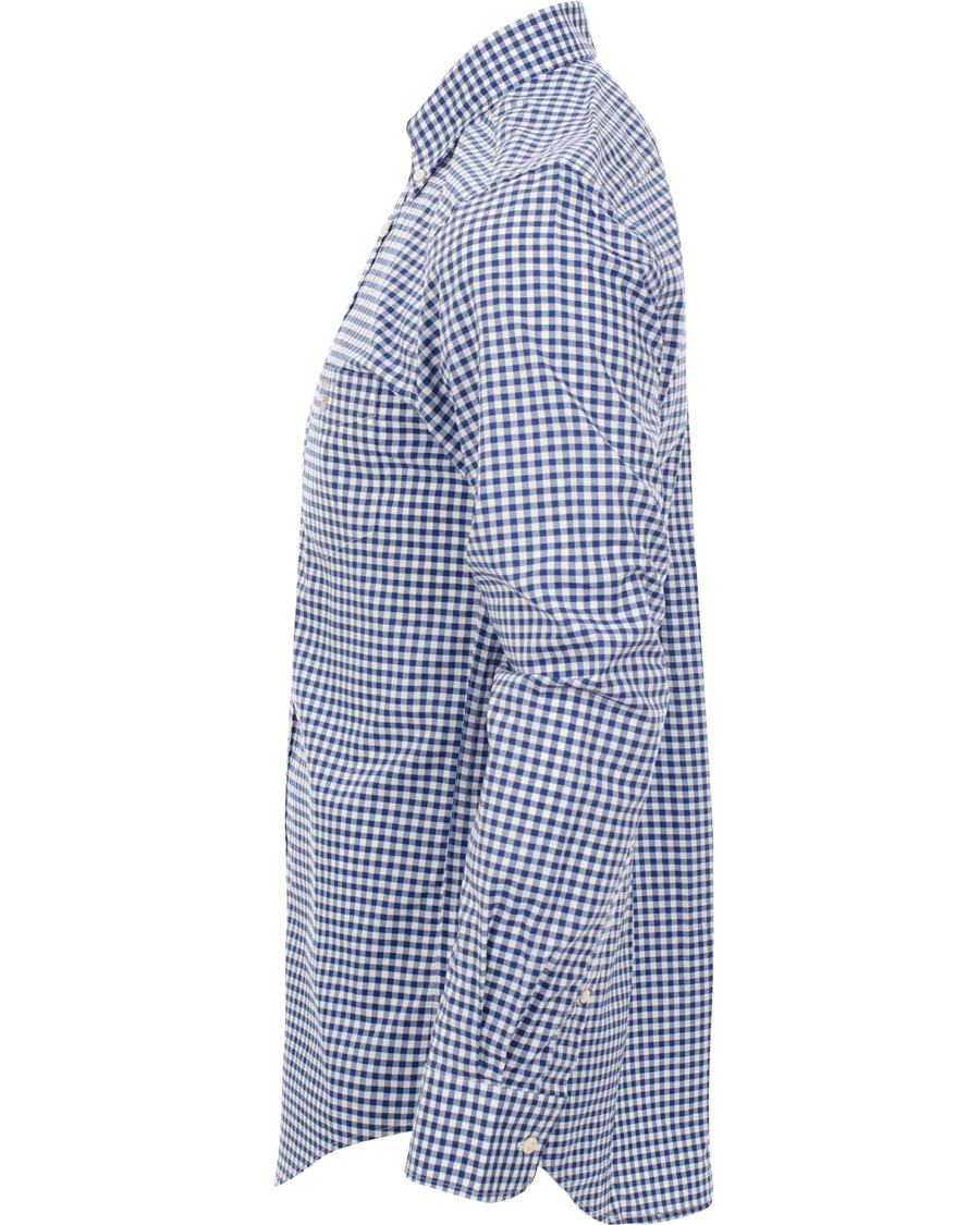 Uomini | Camicie | GANT | The Gingham Regular Fit Shirt Deep Cobalt Blue