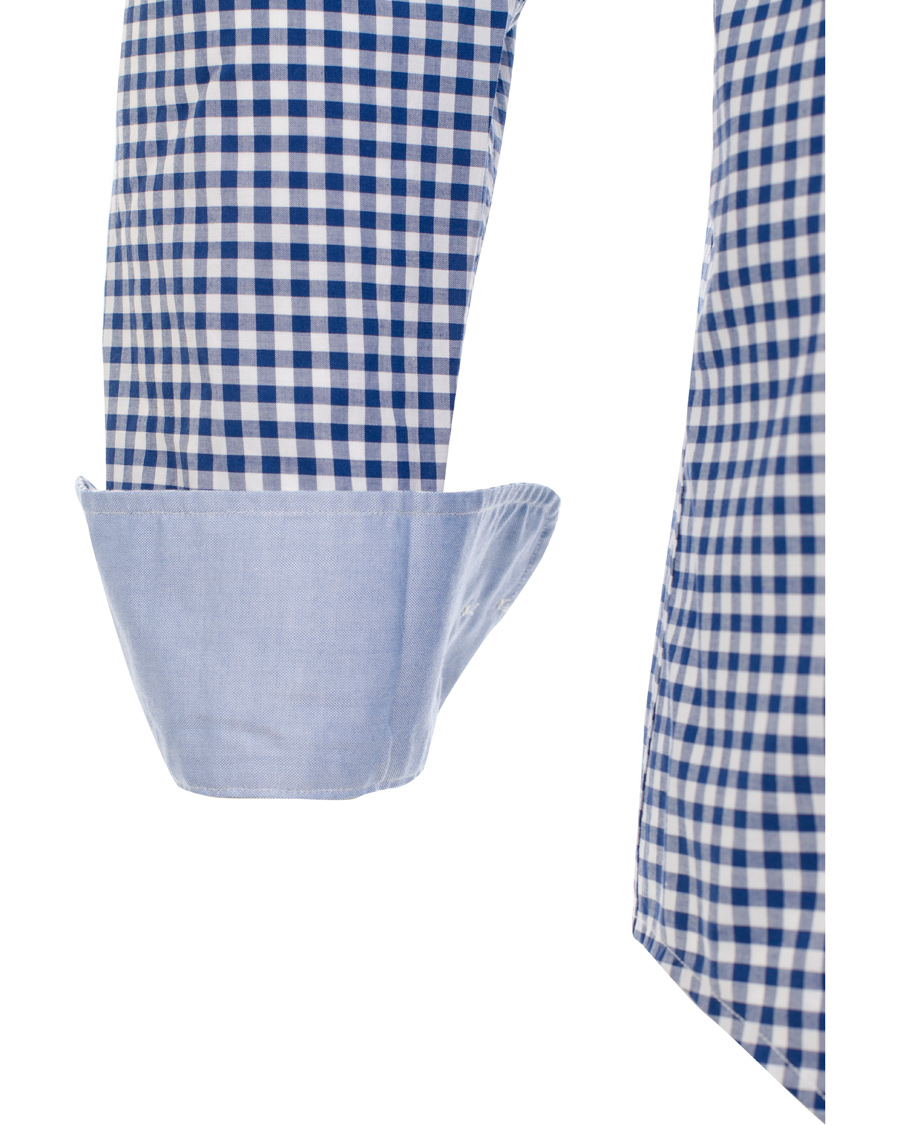 Uomini | Camicie | GANT | The Gingham Regular Fit Shirt Deep Cobalt Blue