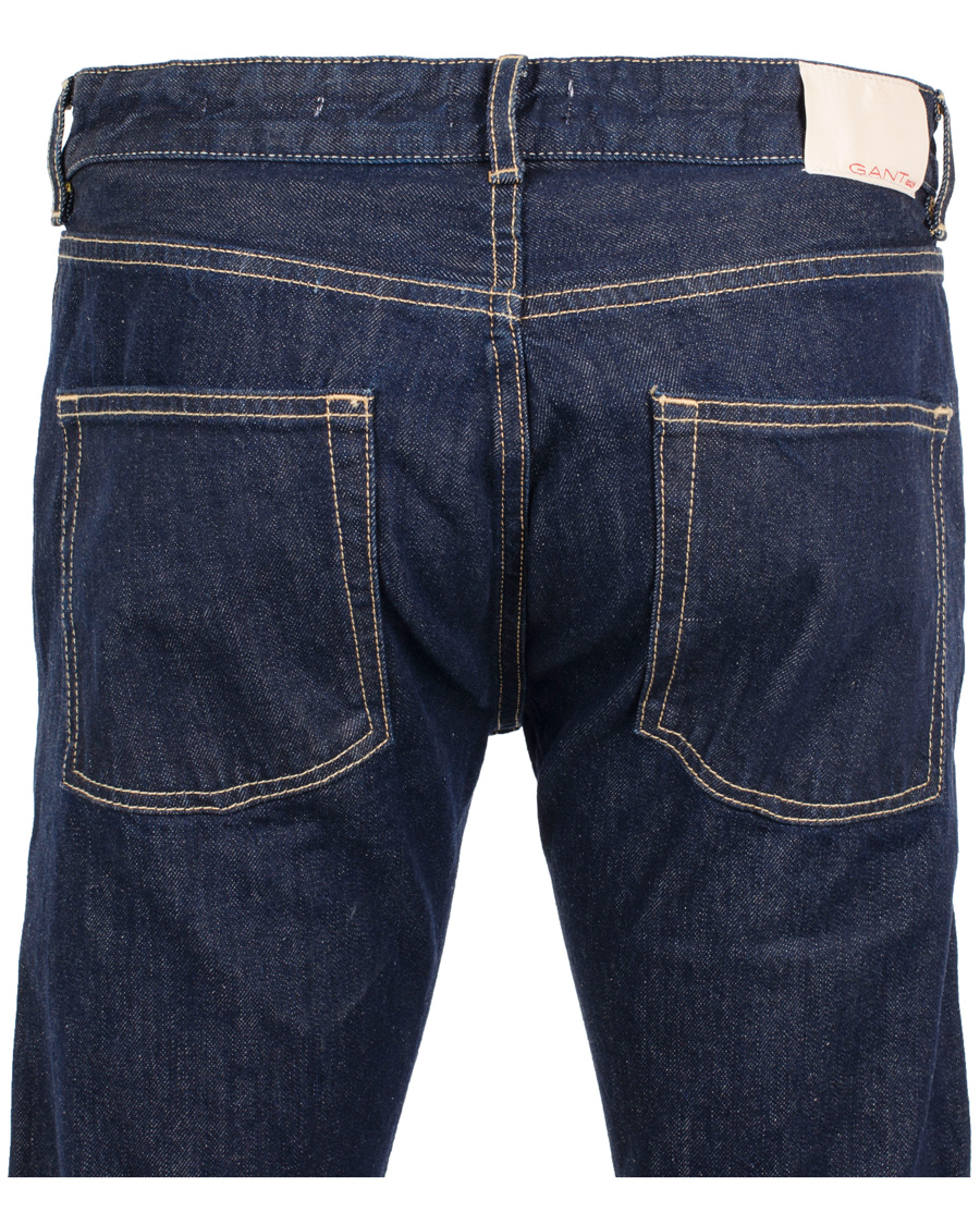 Uomini | Jeans | GANT Rugger | Stick Boy Raw Jeans Dark Blue
