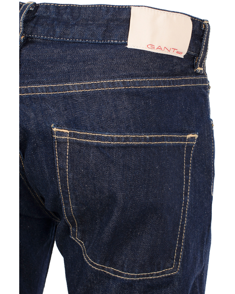 Uomini | Jeans | GANT Rugger | Stick Boy Raw Jeans Dark Blue