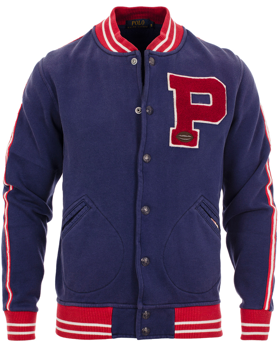 Uomini | Maglieria | Polo Ralph Lauren | USA Baseball Jacket Blue Mood