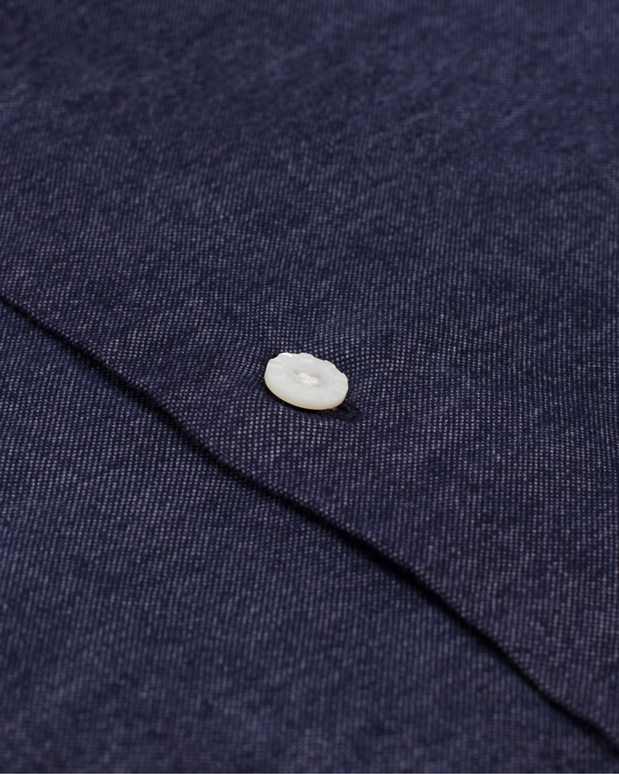 Uomini | Camicie | Barba Napoli | Dandylife Slim Fit Shirt Casual Blue