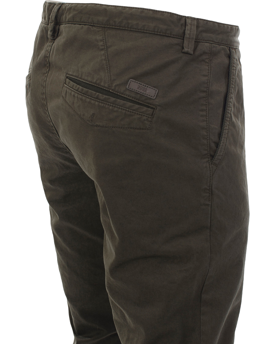 Uomini | Pantaloni | BOSS BLACK | BOSS Rice-1-D Chino Forest Green