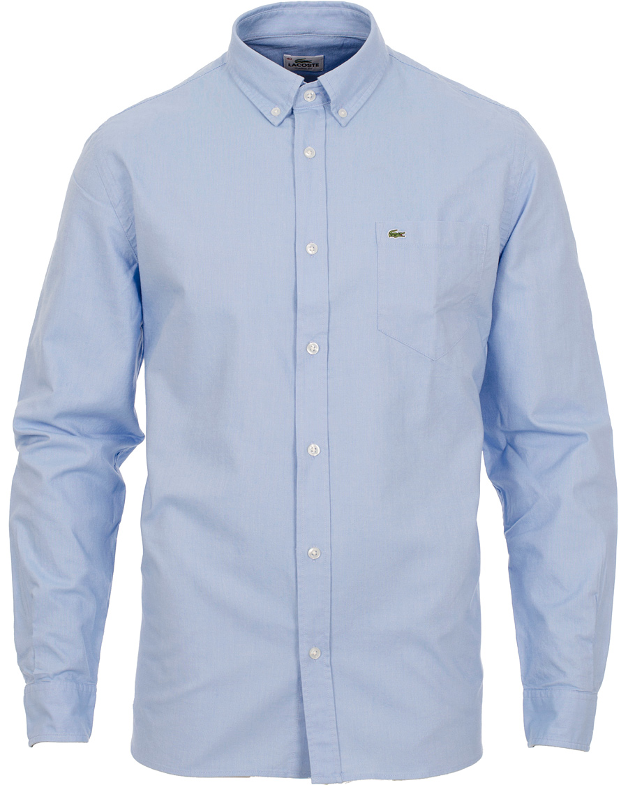Uomini | Camicie | Lacoste | Oxford Classic Fit Shirt Caspian Blue
