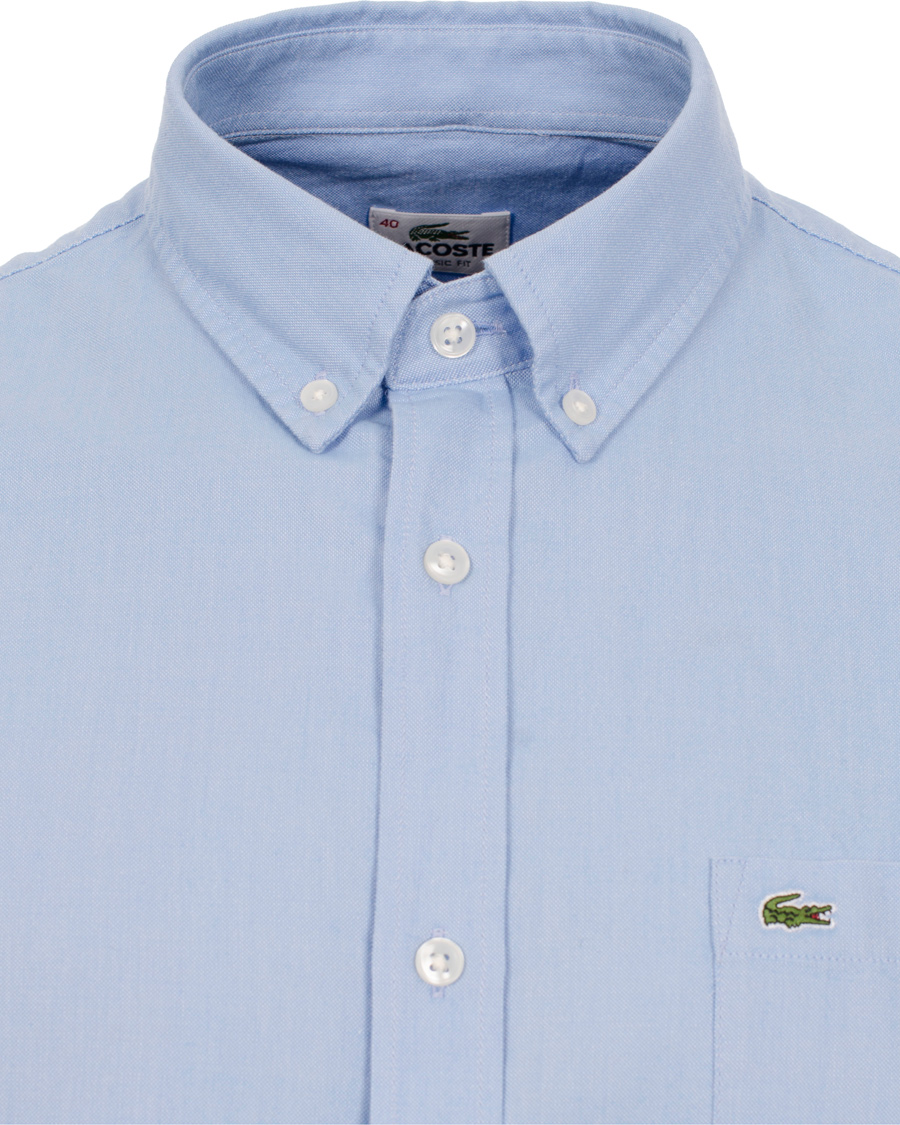Uomini | Camicie | Lacoste | Oxford Classic Fit Shirt Caspian Blue