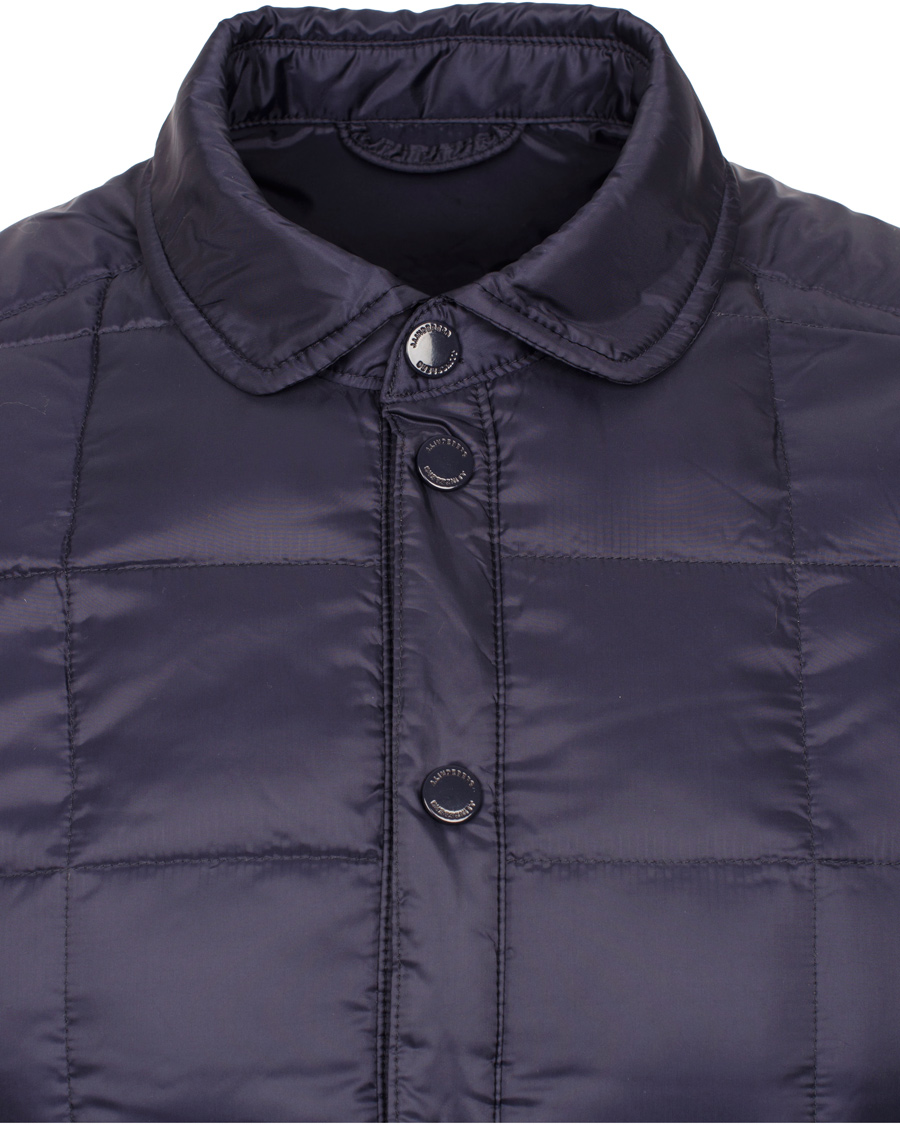 Uomini | Giacche | J.Lindeberg | Lawler 46 Feather Nylon Quilted Jacket Dark Navy