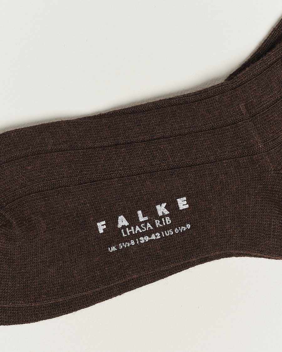 Uomini | Biancheria intima | Falke | Lhasa Cashmere Socks Brown