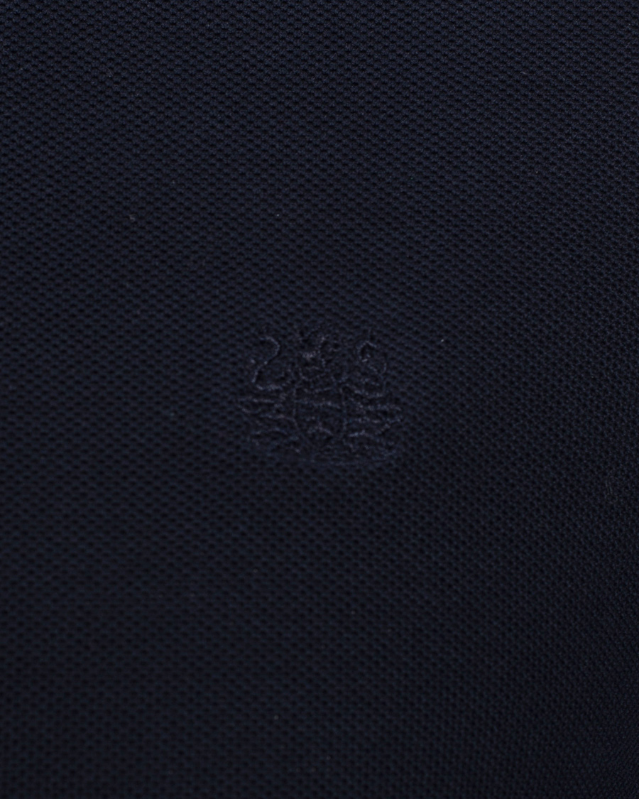 Uomini | Maglieria | Aquascutum | Long Sleeve Polo Navy