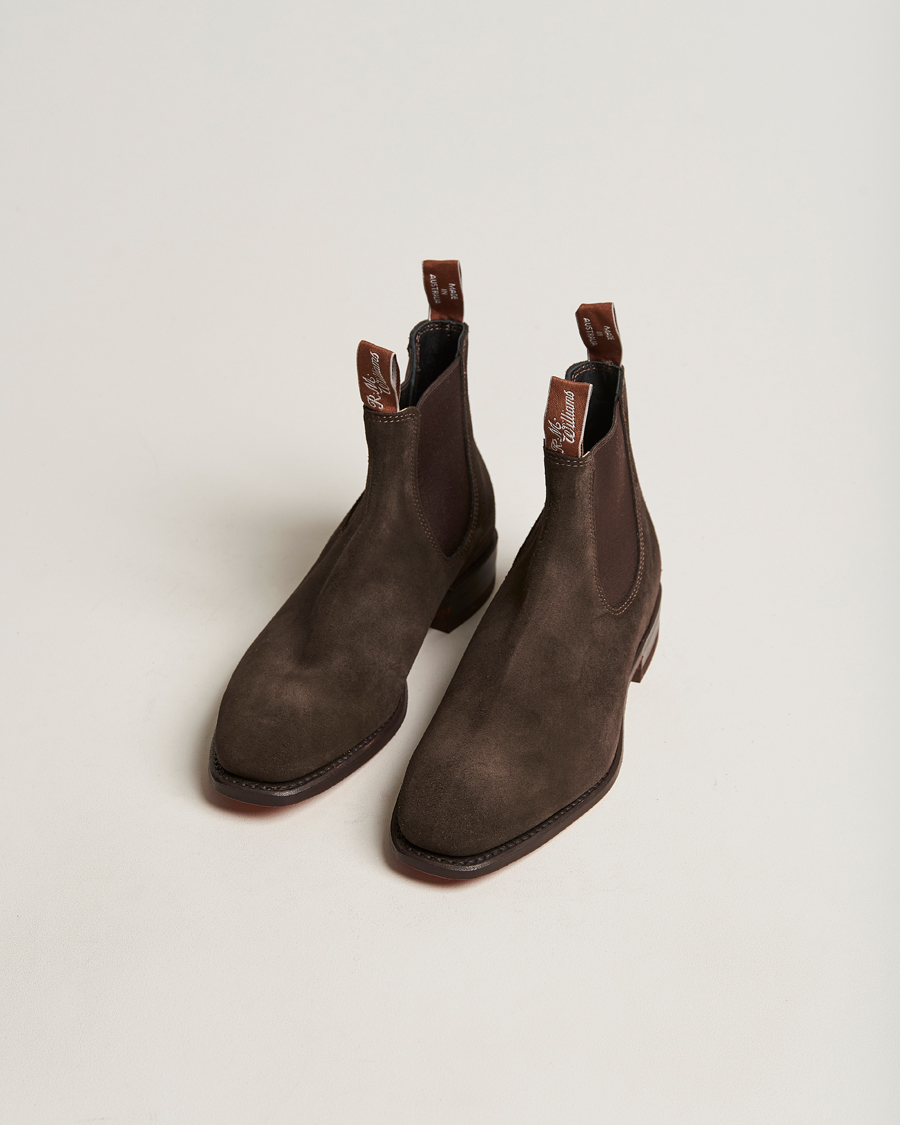 Uomini | R.M.Williams Craftsman G Boot Suede Chocolate | R.M.Williams | Craftsman G Boot Suede Chocolate