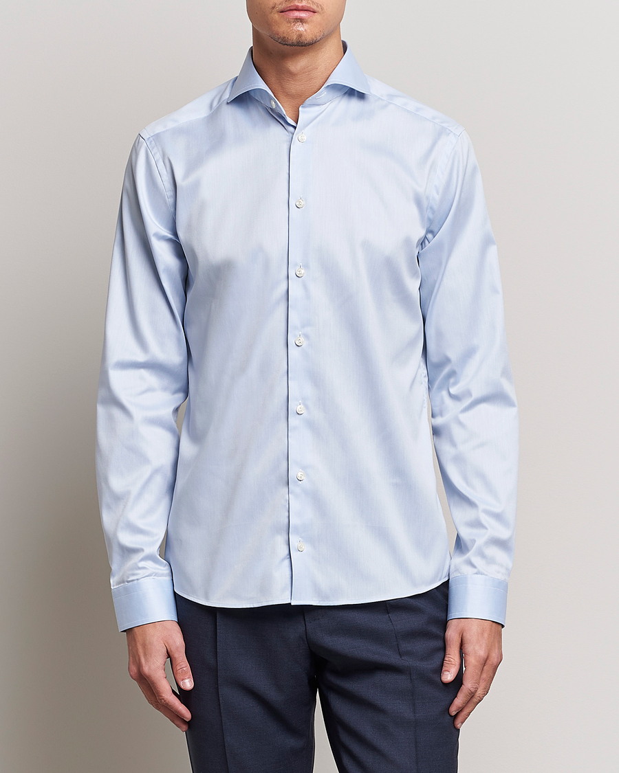 Uomini | Camicie | Eton | Super Slim Fit Shirt Blue
