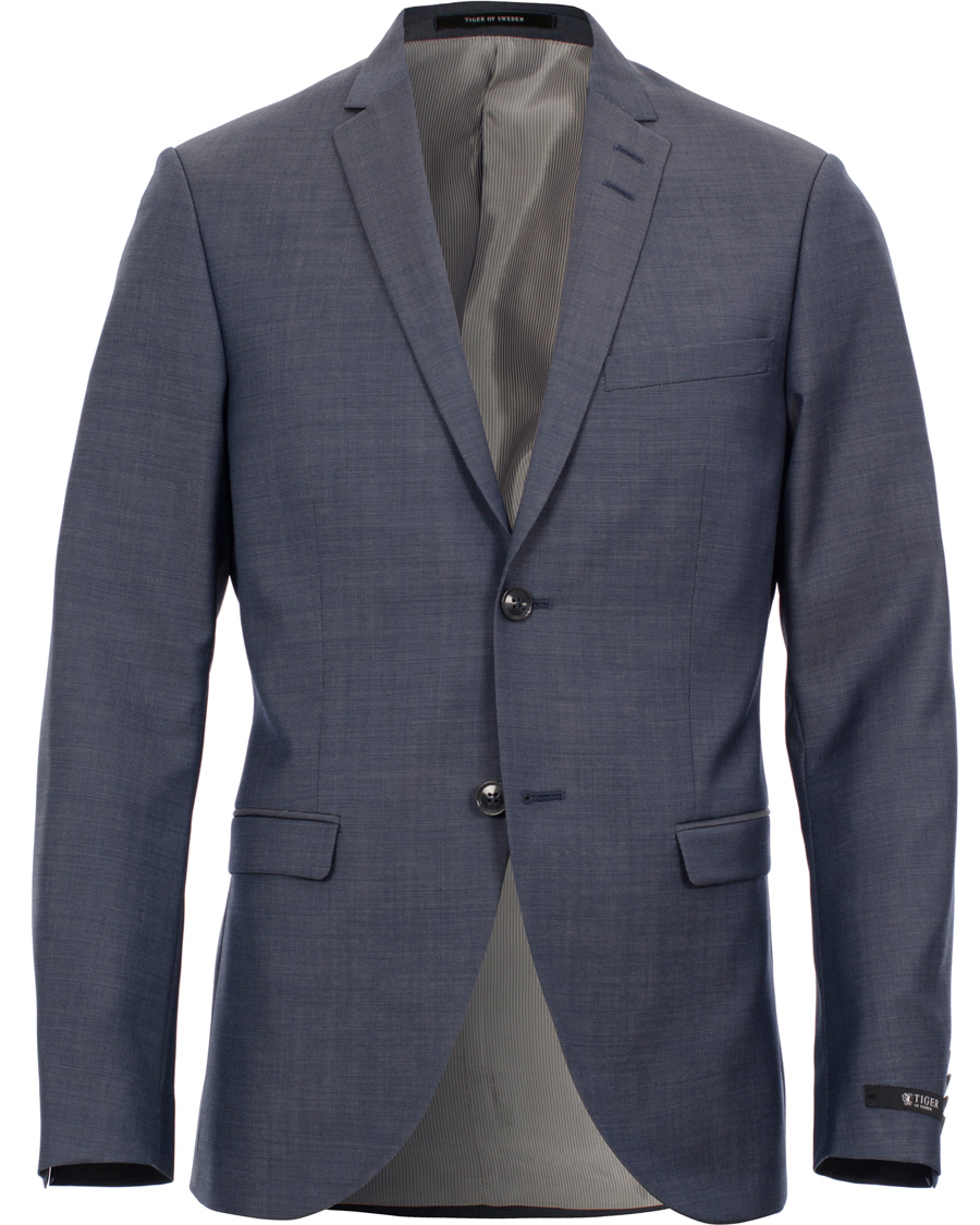 Uomini | Abiti | Tiger of Sweden | Jil Suit 100% Wool  Steel Blue