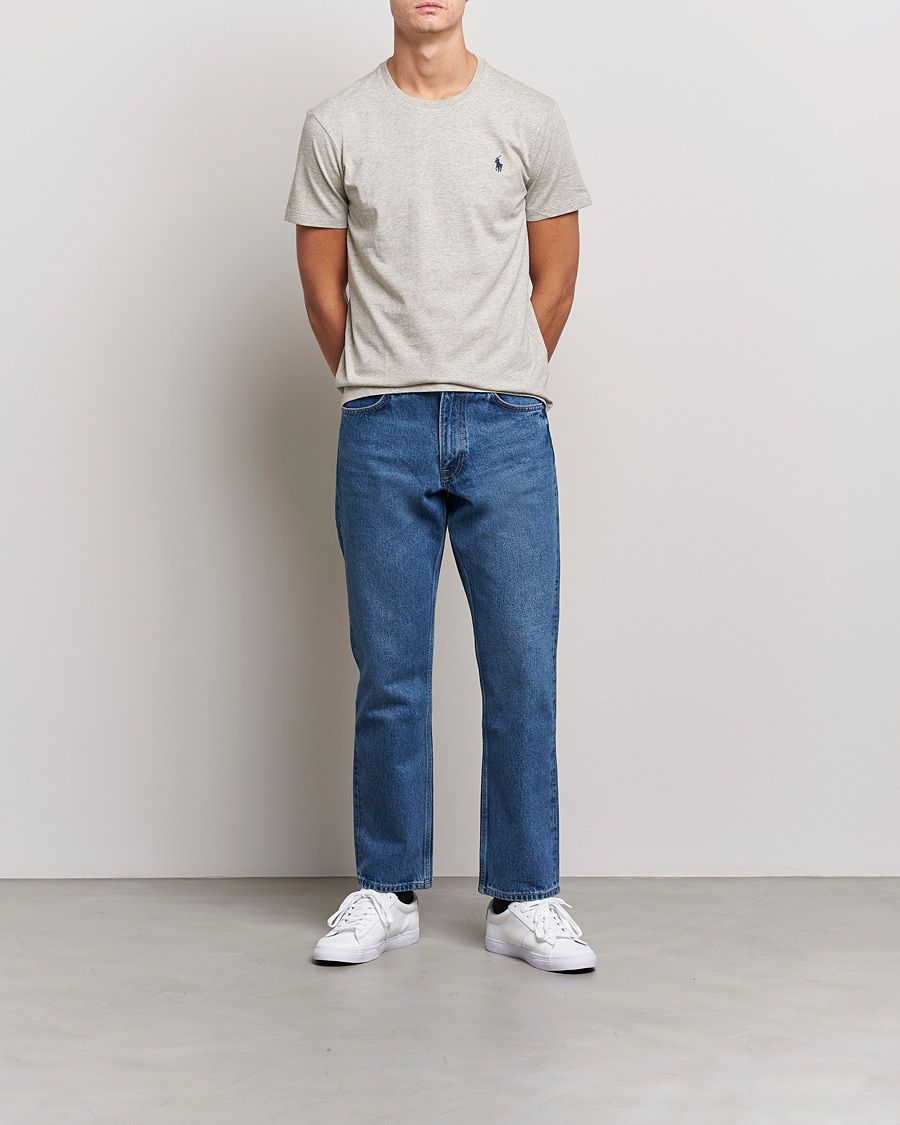 Uomini | T-shirt | Polo Ralph Lauren | Custom Slim Fit Tee New Grey Heather