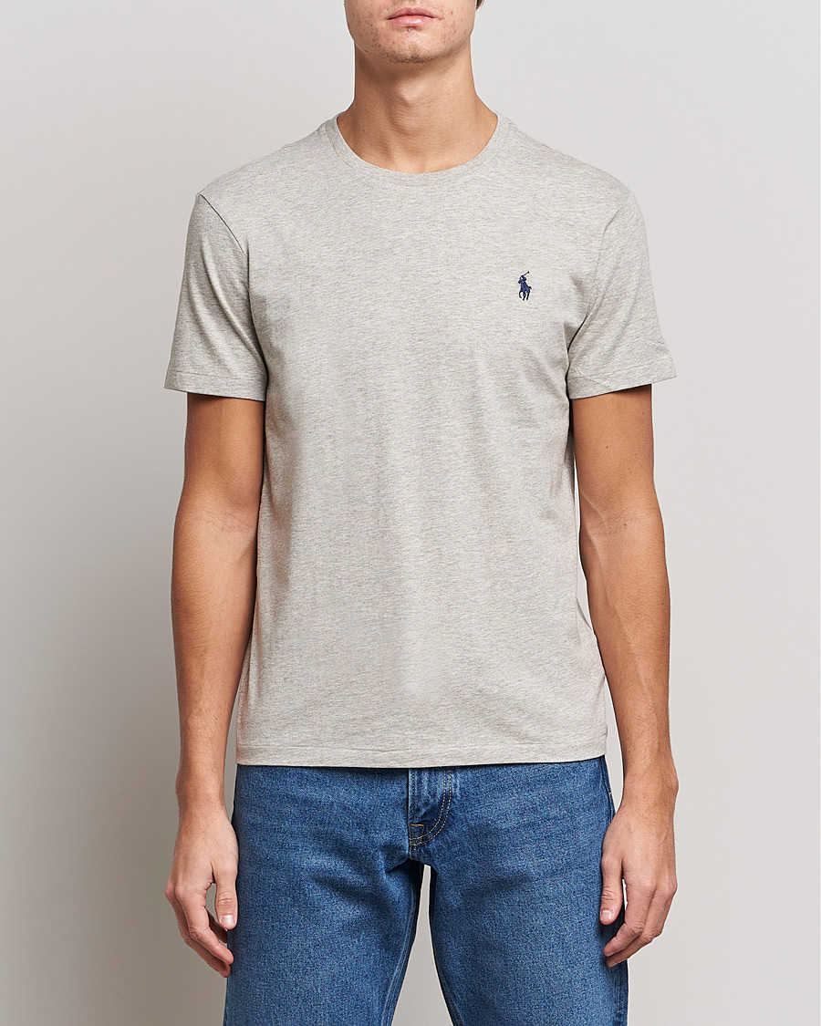 Uomini | T-shirt | Polo Ralph Lauren | Custom Slim Fit Tee New Grey Heather