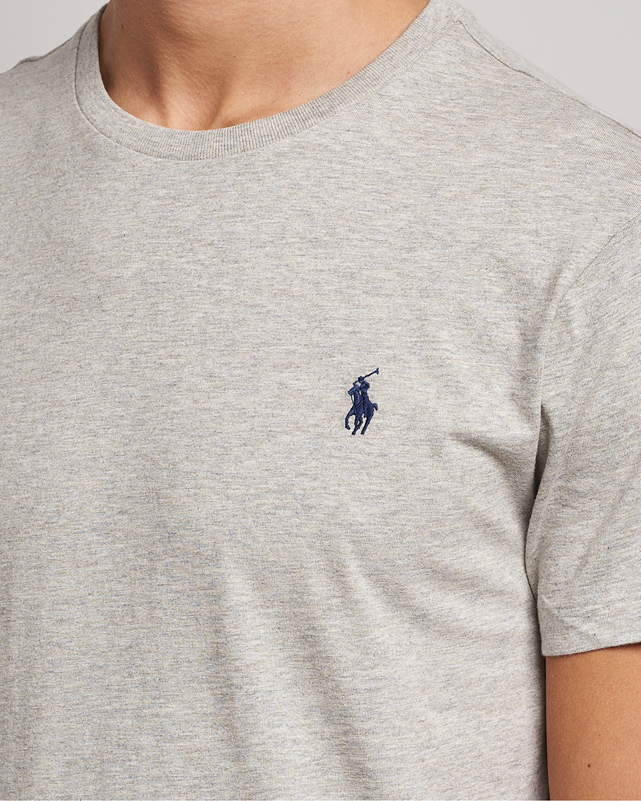 Uomini | T-shirt | Polo Ralph Lauren | Custom Slim Fit Tee New Grey Heather