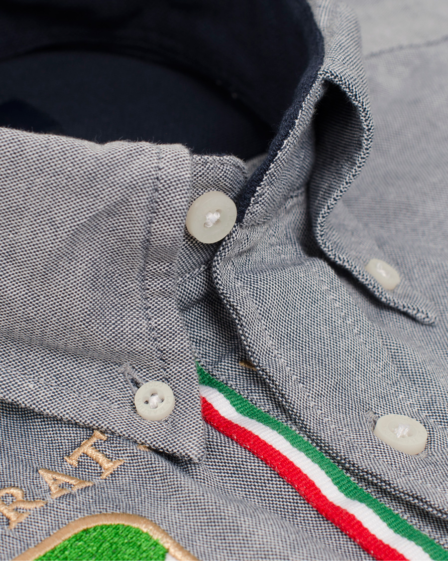 Uomini | Camicie | La Martina | Maserati Oxford Shirt Navy