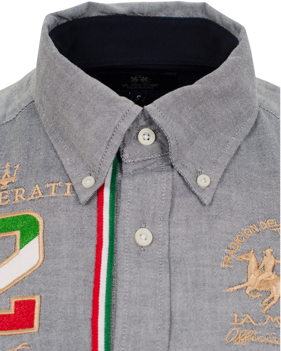 Uomini | Camicie | La Martina | Maserati Oxford Shirt Navy